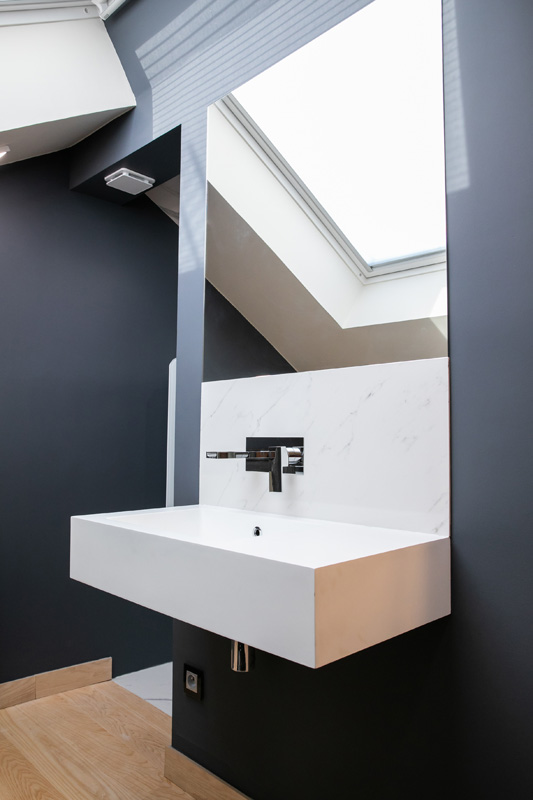 Création de salle de bains moderne à Périgueux avec Pro énergie